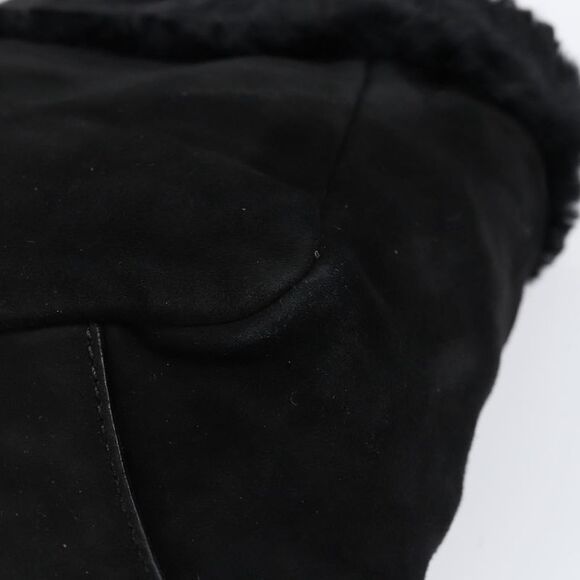 Salvatore Ferragamo Vala Handbag Suede Black Suede Handbag (Pre-Owned) - Picture 11 of 16